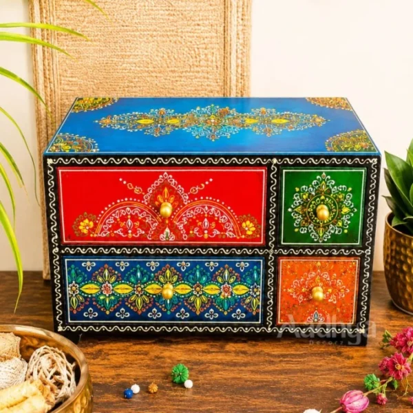 Wooden Handcrafted Chest of draws