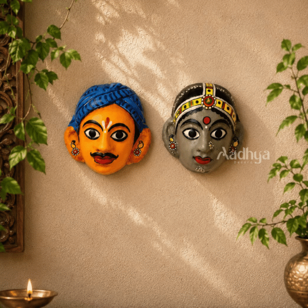 Hand crafted Cheriyal Mask